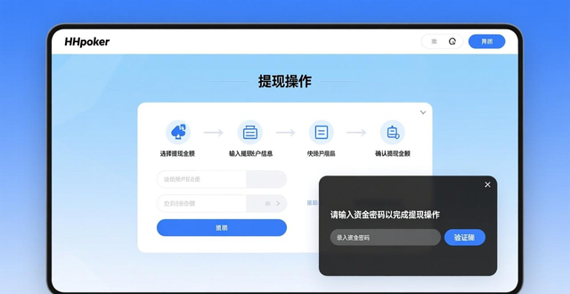 HHpoker提现流程 安全便捷操作步骤详解