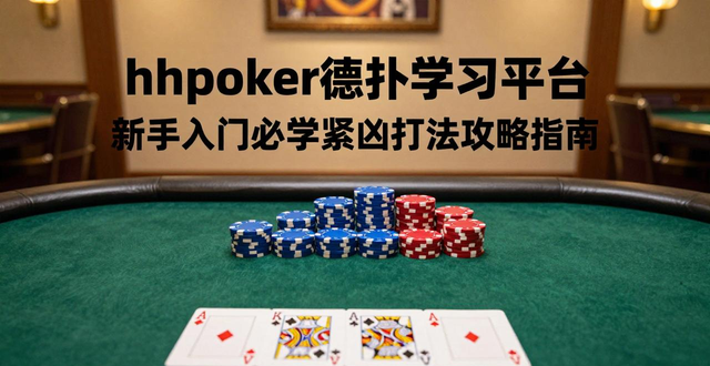 hhpoker德扑学习平台 新手入门必学紧凶打法攻略指南
