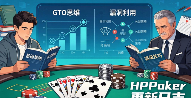 HHPoker更新日志：德州扑克学习路径更清晰，新手老手都适用