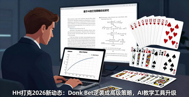 HH扑克2026新动态：Donk Bet逆袭成高级策略，AI教学工具升级