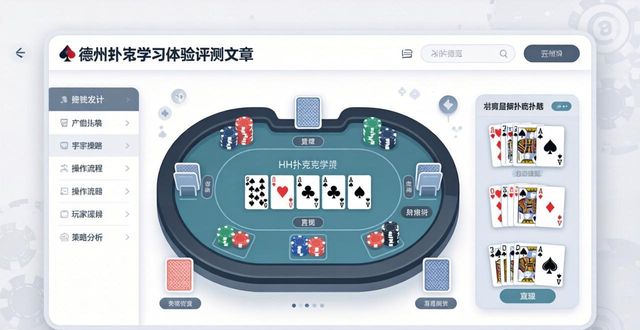 hhpoker画面清晰流畅吗 德州扑克学习体验评测
