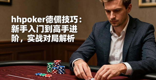 hhpoker德州技巧：新手入门到高手进阶，实战对局解析
