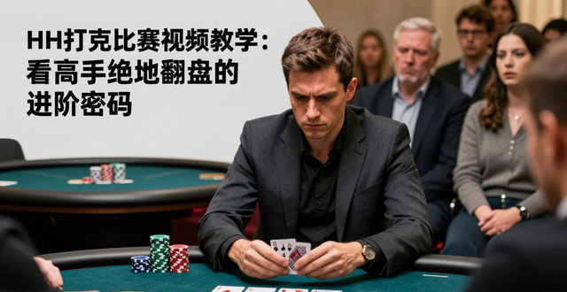 HH扑克比赛视频教学：看高手绝地翻盘的进阶密码