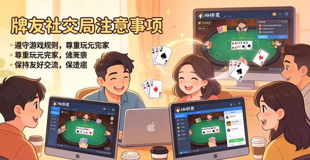 HH扑克社交功能怎么用 线上约局牌友圈系统教学