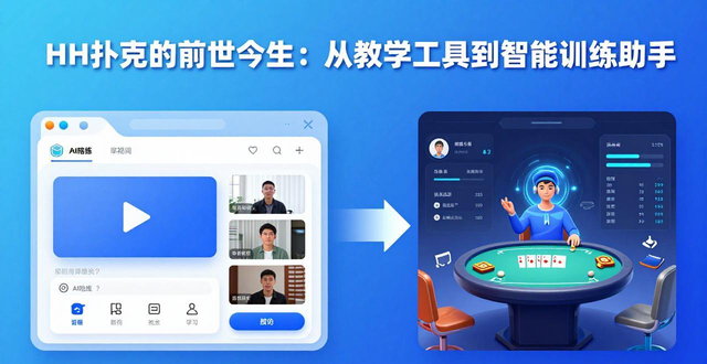 HH扑克的前世今生：从教学工具到智能训练助手