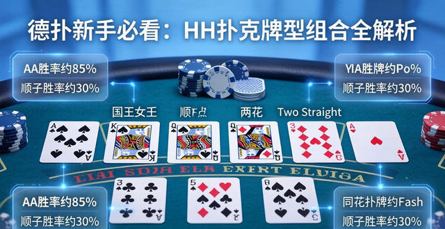 德扑新手必看：HH扑克牌型组合全解析