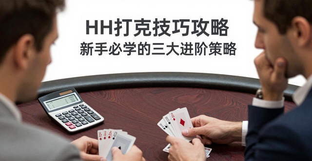 HH扑克技巧攻略 新手必学的三大进阶策略