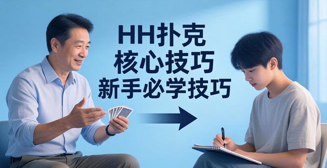 HH扑克新手入门指南：从下载安装到掌握核心玩法的完整教程