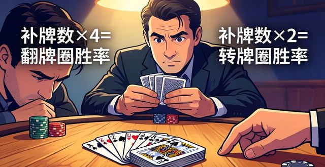 hhpoker赔率计算其实不难 三个步骤教你快速学会德州扑克概率