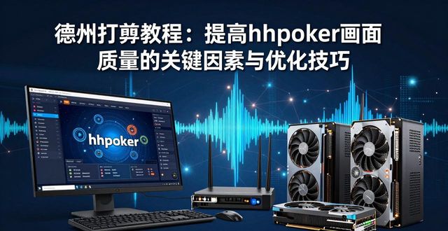 德州扑克教程：提高hhpoker画面质量的关键因素与优化技巧