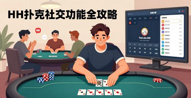 HH扑克社交功能_扑克牌交朋友玩法怎么玩_扑克牌交际