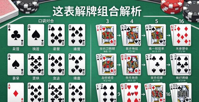 德州扑克牌型组合全解析 HH扑克新手必学的赢牌核心技巧