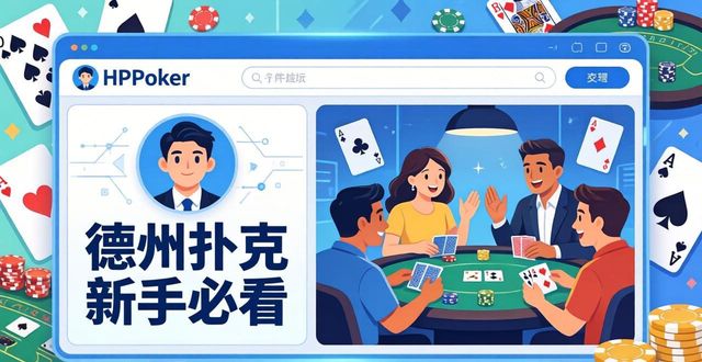德州扑克新手必看：hhpoker交流论坛助你快速提升牌技