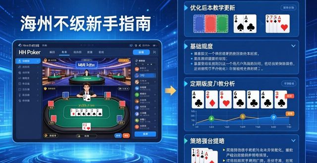 hhpoker在线平台新手指南：轻松上手德州扑克
