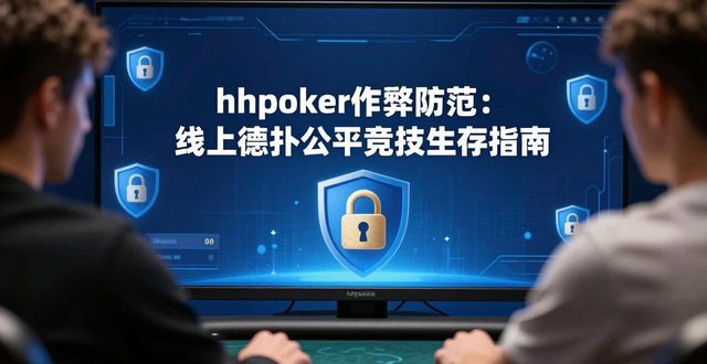 hhpoker作弊防范：线上德扑公平竞技生存指南