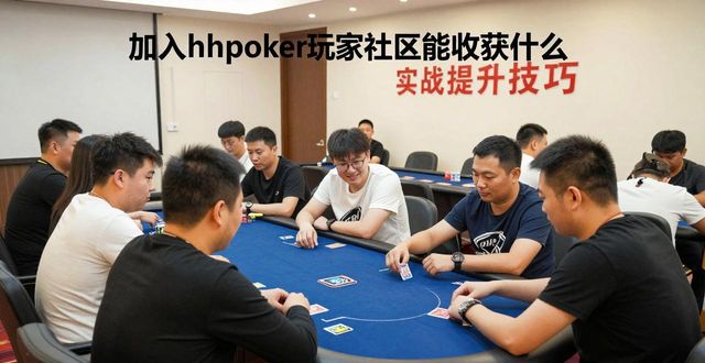 加入hhpoker玩家社区能收获什么