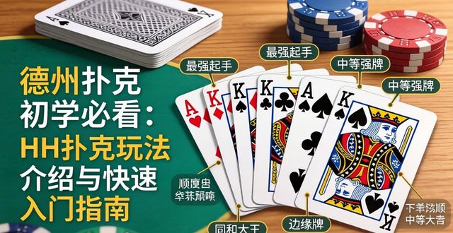 德州扑克初学必看：HH扑克玩法介绍与快速入门指南