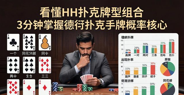 看懂HH扑克牌型组合 3分钟掌握德州扑克手牌概率核心
