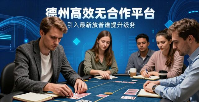 hhpoker合作平台帮助德州新手快速提高技巧