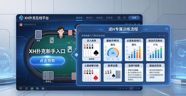 HH扑克在线平台入门全指南 德州扑克教学练习全覆盖详解