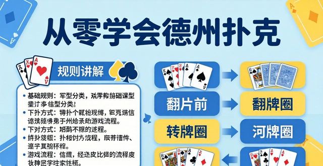 HH扑克培训课程教你从零学会德州扑克