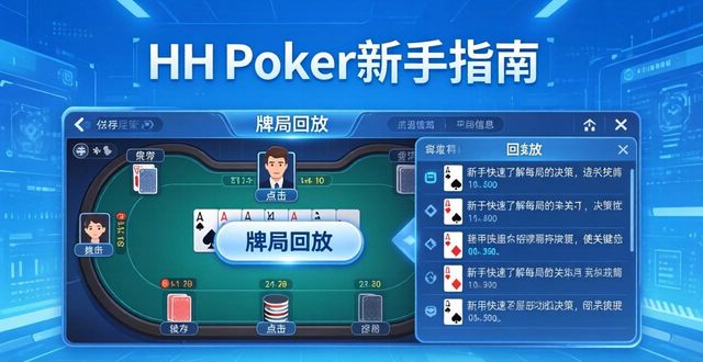 hhpoker游戏界面怎么用 新手快速上手指南
