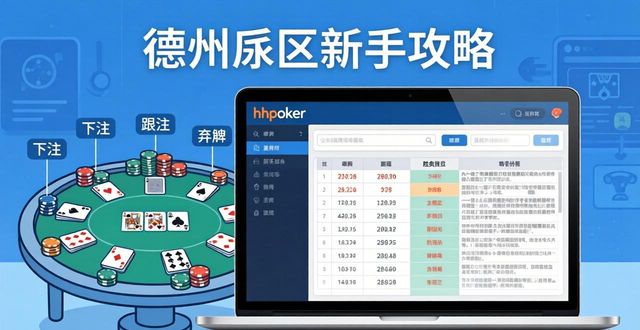 德州扑克新手攻略：hhpoker玩法与实战技巧全解析