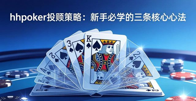 hhpoker投注策略：新手必学的三条核心心法