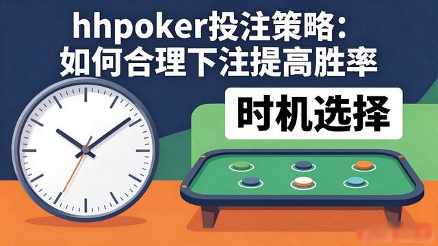 hhpoker投注策略：如何合理下注提高胜率