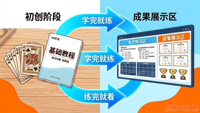 HH扑克发展历程：从新手工具到专业教学平台的成长之路