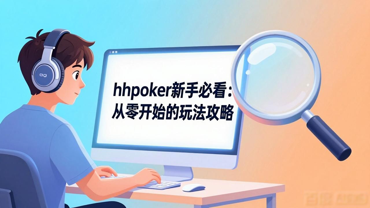 hhpoker新手必看：从零开始的玩法攻略