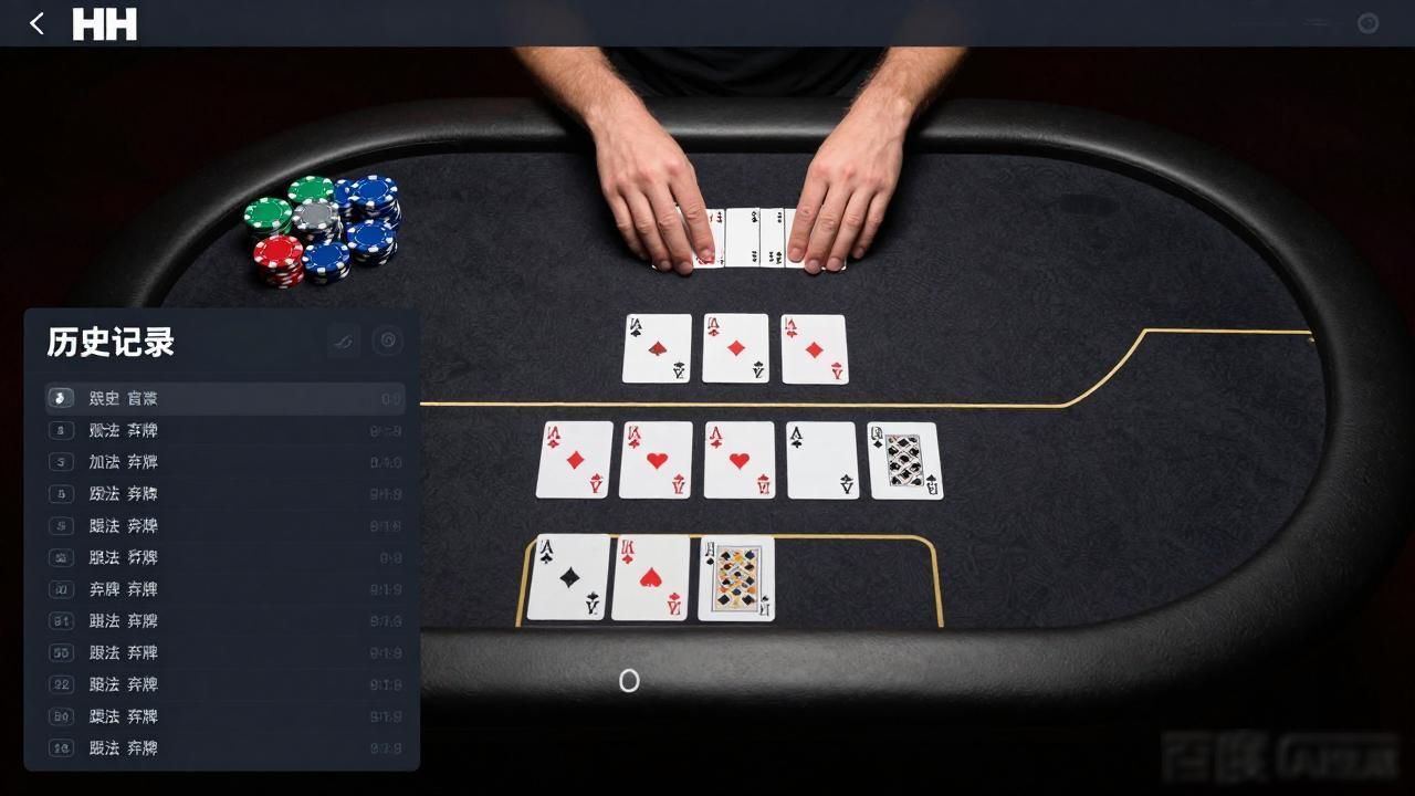 hhpoker游戏界面详解 新手快速上手操作指南