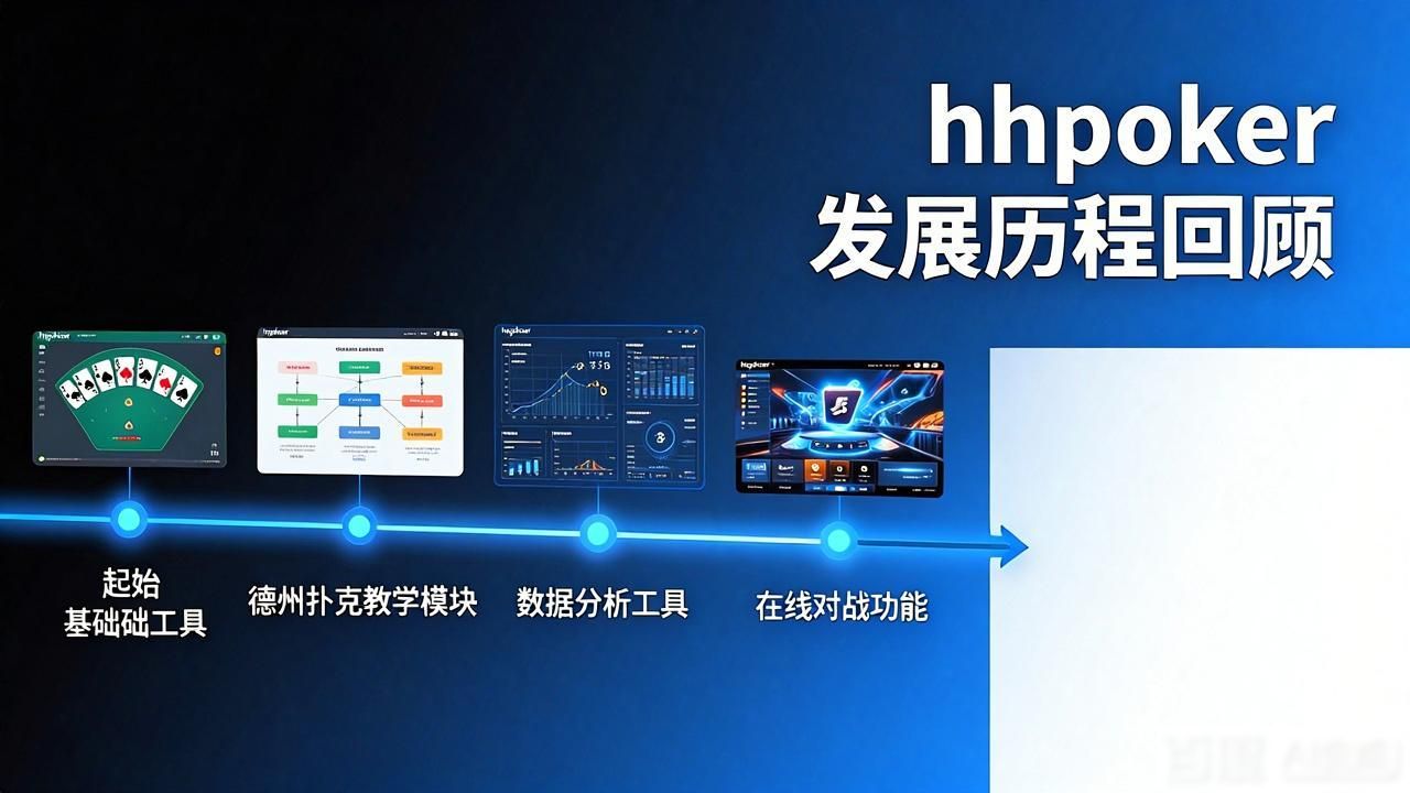 hhpoker发展历程回顾 从工具到德州扑克学习好帮手