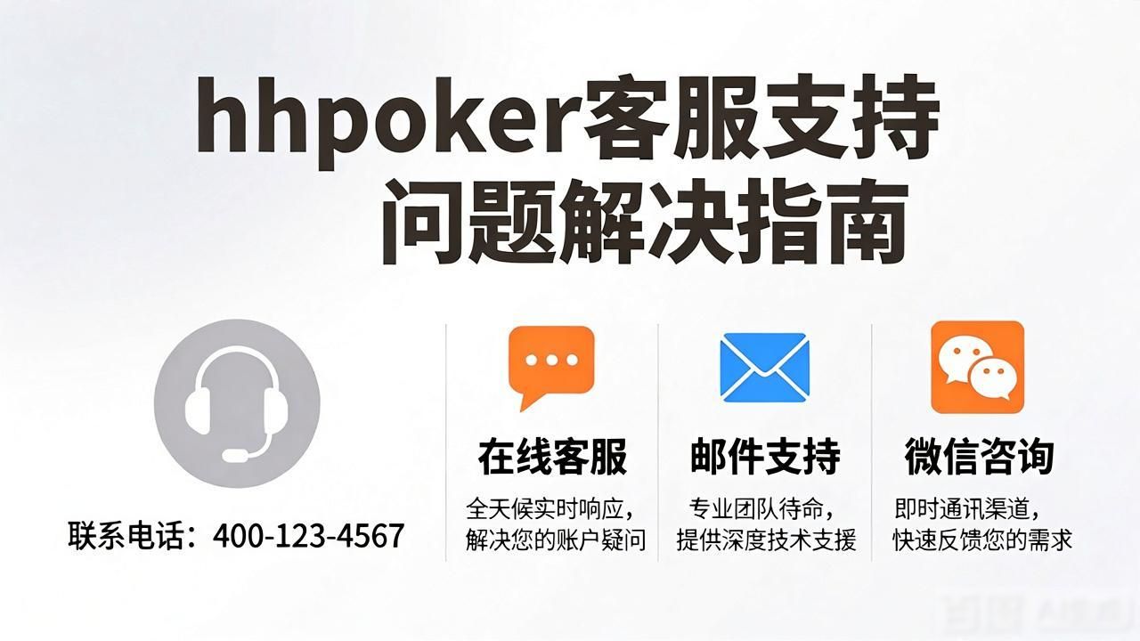 hhpoker客服支持有问题怎么办 联系客服的几种方式