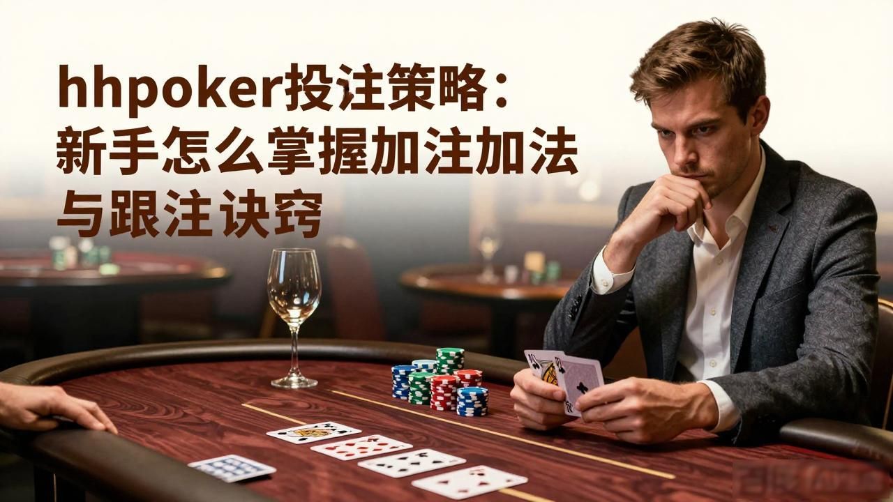 hhpoker投注策略：新手怎么掌握加注与跟注的诀窍