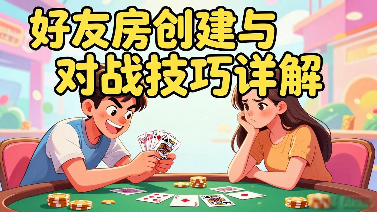 HH扑克好友对战怎么玩 好友房创建与对战技巧详解