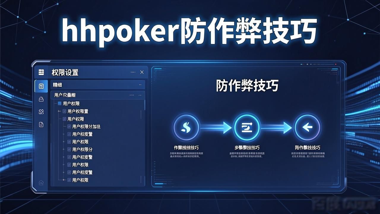 hhpoker怎么防止作弊？实用防范技巧全解析