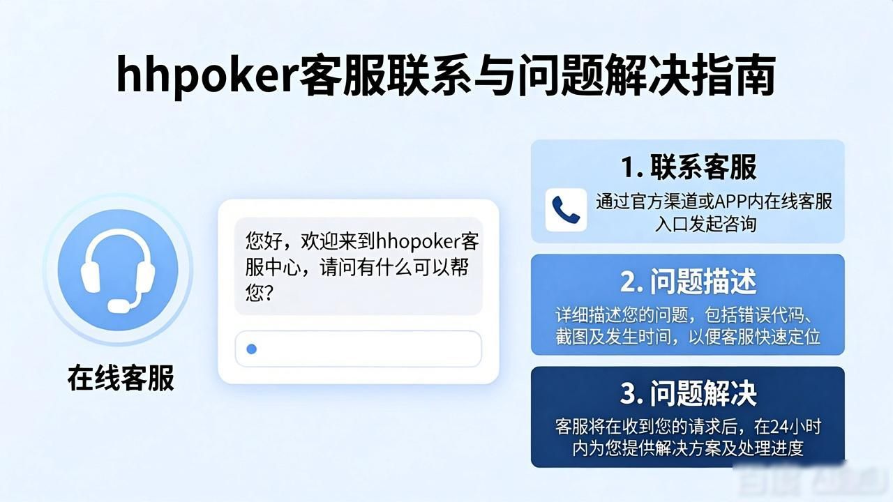 hhpoker客服怎么联系 遇到问题怎么办