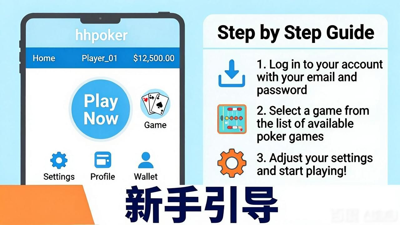 hhpoker在线平台怎么玩 新手入门必看