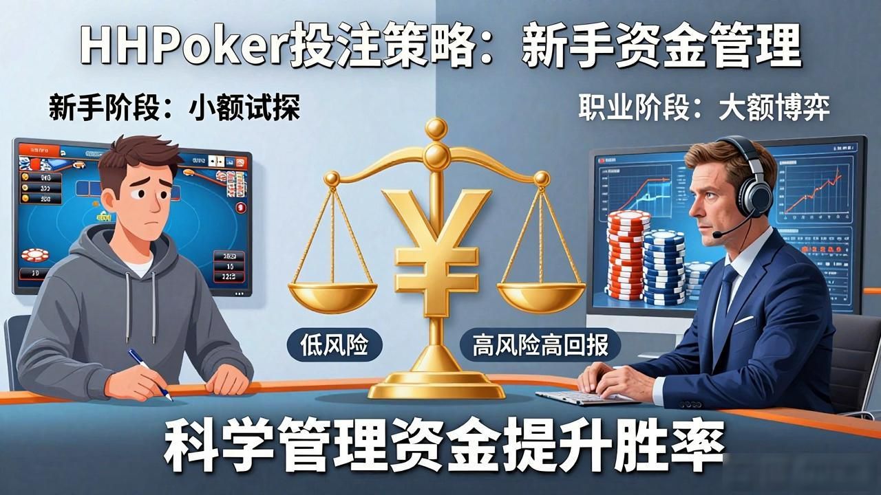 hhpoker投注策略：新手如何科学管理资金提升胜率