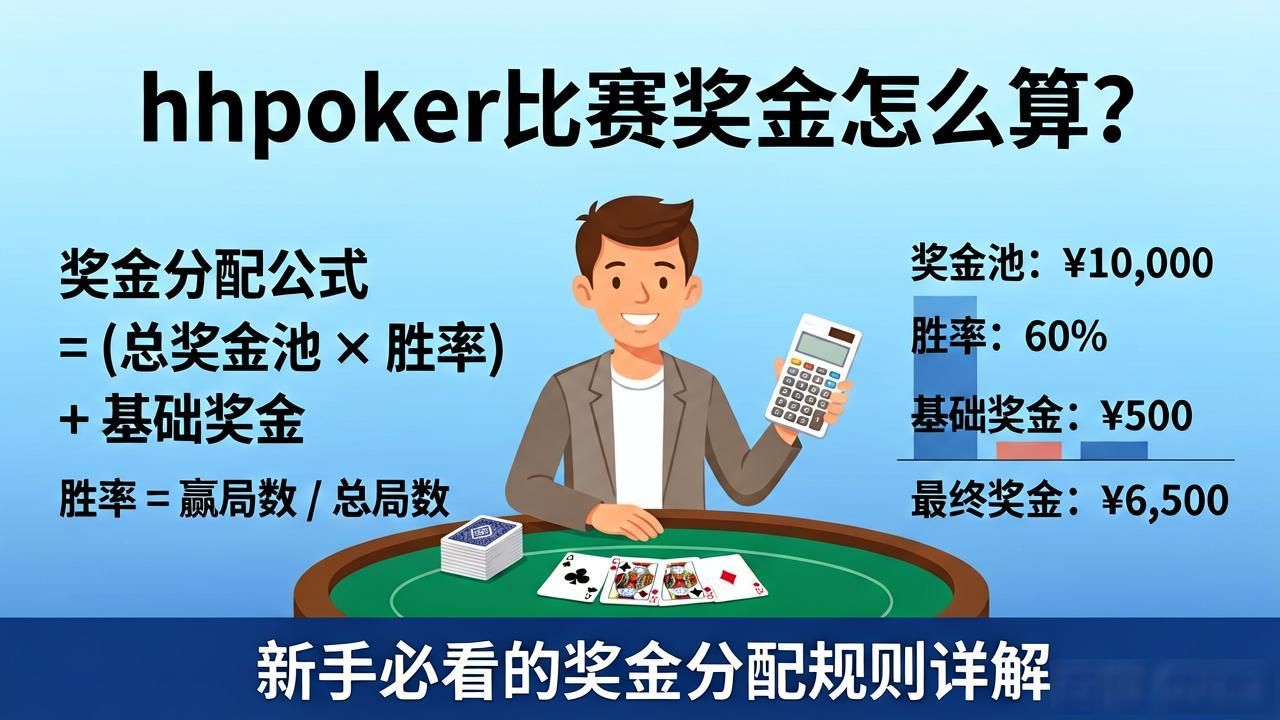 hhpoker比赛奖金怎么算？新手必看的奖金分配规则详解