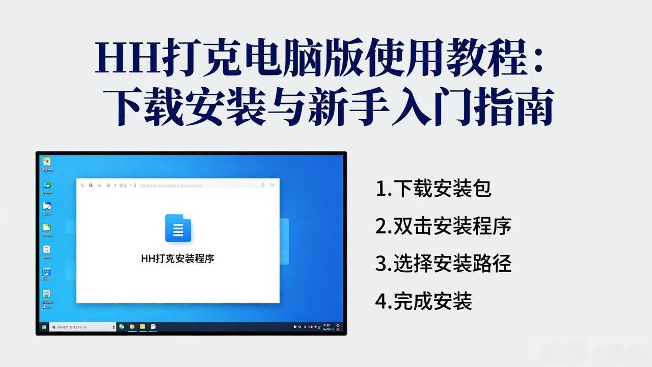 HH扑克电脑版使用教程：下载安装与新手入门指南