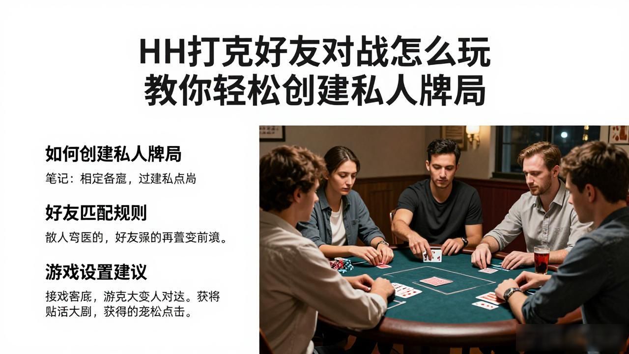 HH扑克好友对战怎么玩 教你轻松创建私人牌局