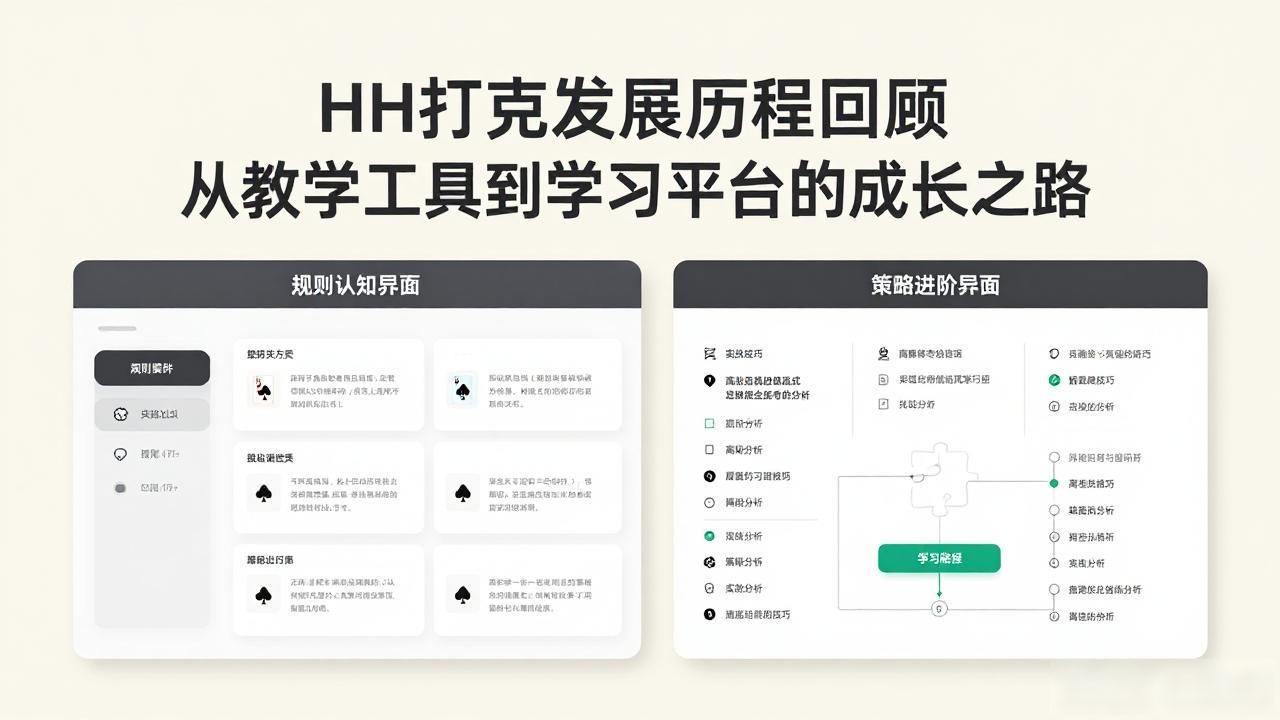 HH扑克发展历程回顾从教学工具到学习平台的成长之路