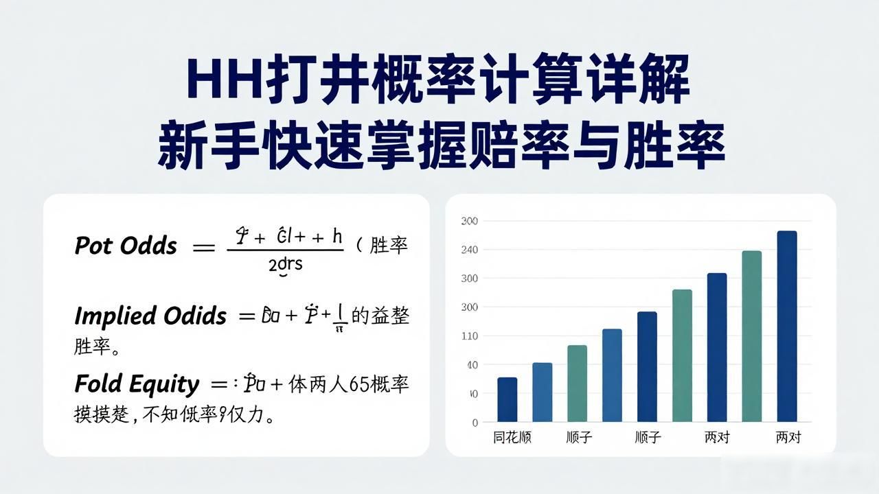 HH扑克概率计算详解 新手快速掌握赔率与胜率