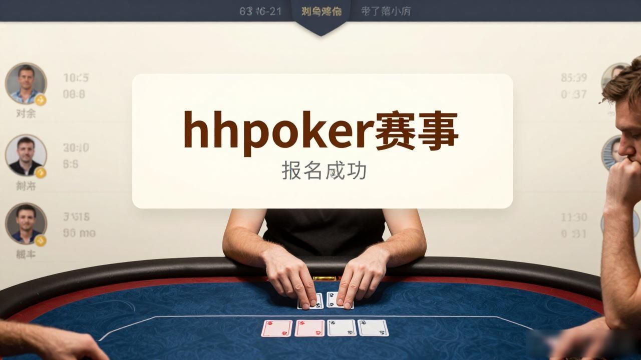 hhpoker赛事活动有哪些怎么参加