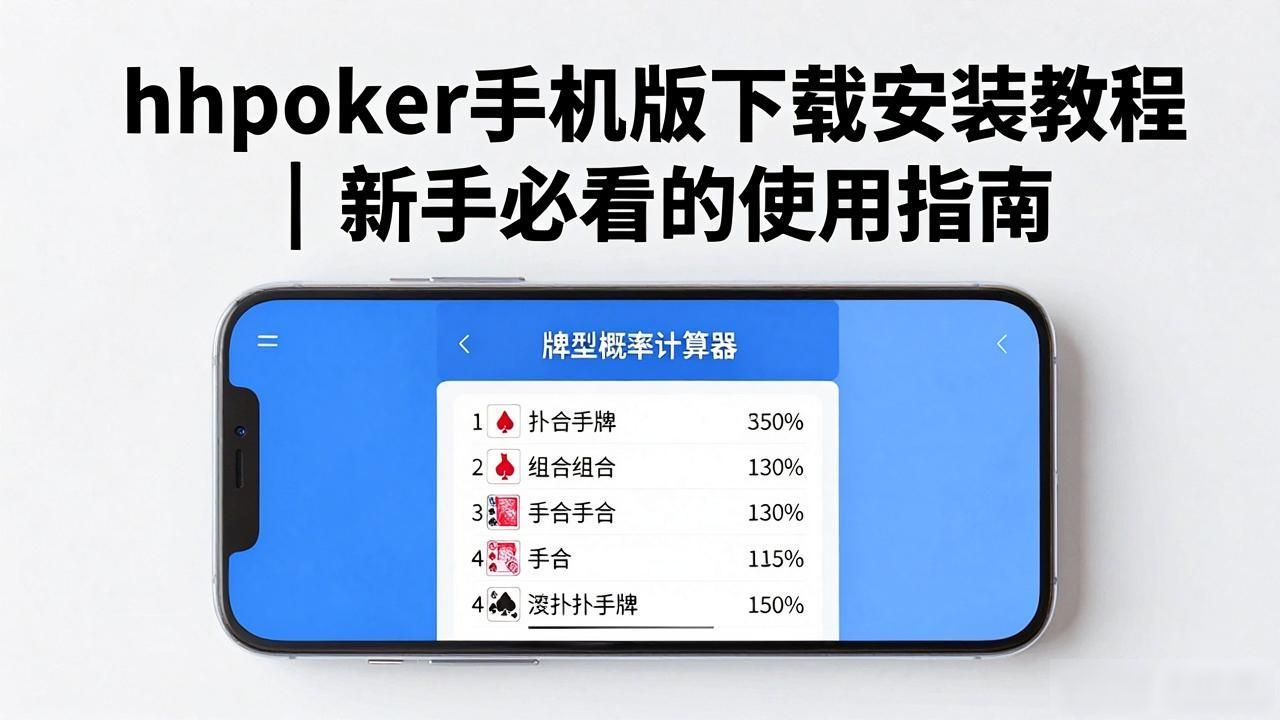 hhpoker手机版下载安装教程｜新手必看的使用指南