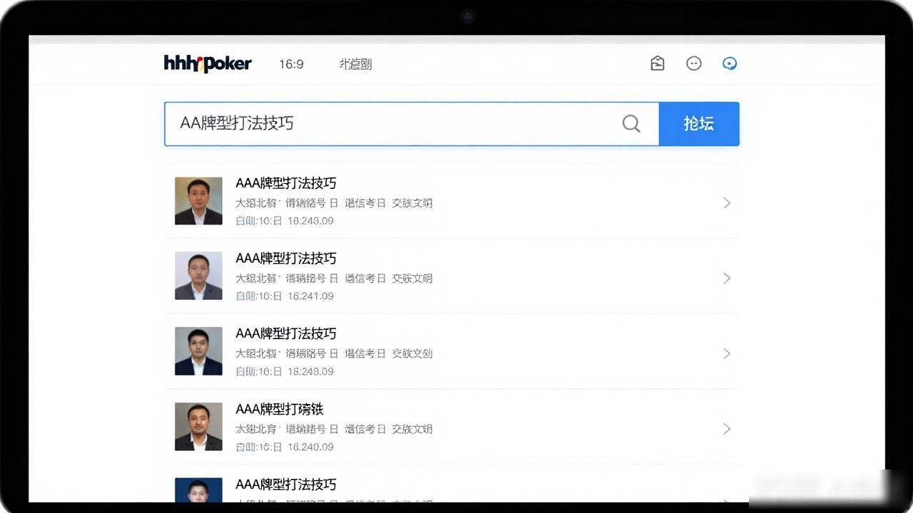 hhpoker交流论坛怎么用 新手必备攻略