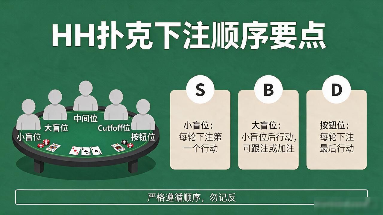 HH扑克游戏规则入门指南 新手该记住哪几条核心要点