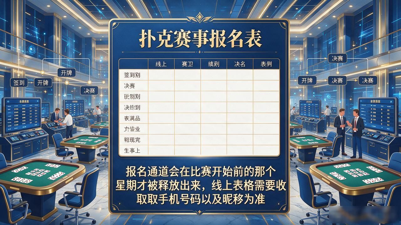 HH扑克赛事组织要注意什么 场地人员流程一篇讲清